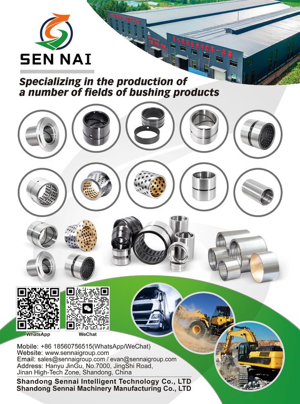 OEM Arka Piyasa Ekskavator Pins ve Bushings Yüksek Sertlik Tüp Tipi